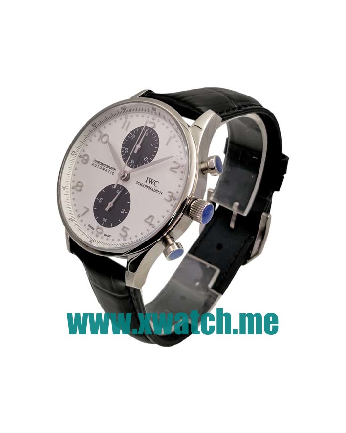 40MM Steel Replica IWC Portugieser IW371401 White Dials Watches UK