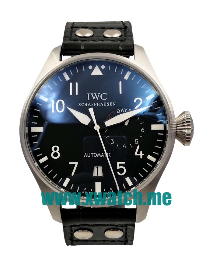 46MM Steel Replica IWC Big Pilots IW500401 Black Dials Watches UK