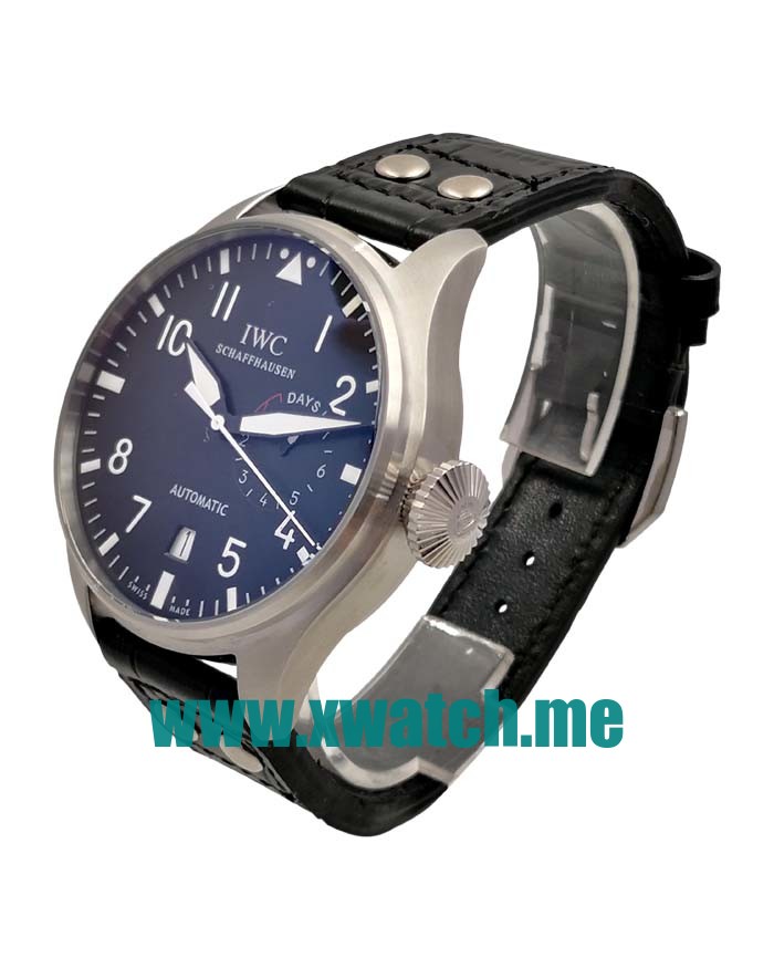 46MM Steel Replica IWC Big Pilots IW500401 Black Dials Watches UK