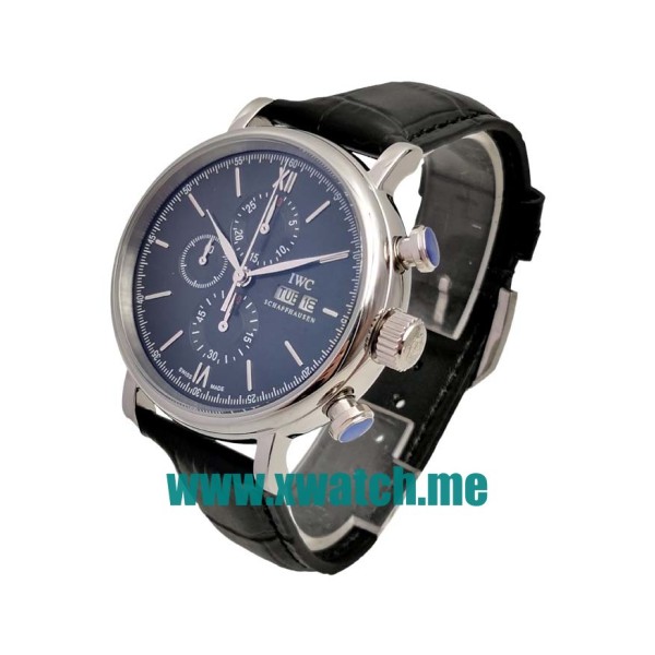 41MM Steel Replica IWC Portofino IW391029 Black Dials Watches UK