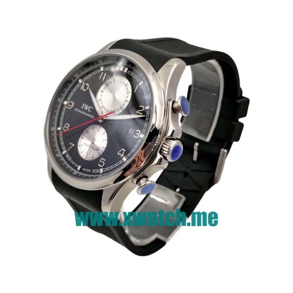 46MM Steel Replica IWC Portugieser Yacht Club IW390208 Black Dials Watches UK