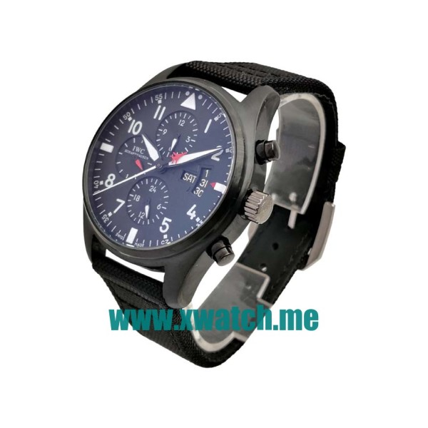 43.5MM Black Ceramic Replica IWC Pilots Spitfire IW378901 Black Dials Watches UK