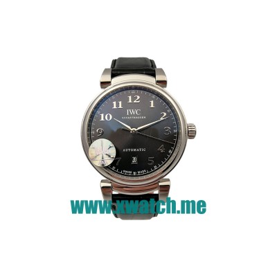 40MM Steel Replica IWC Da Vinci IW356601 Black Dials Watches UK