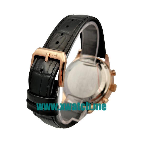 40MM Red Gold Replica IWC Portugieser IW371482 Grey Dials Watches UK