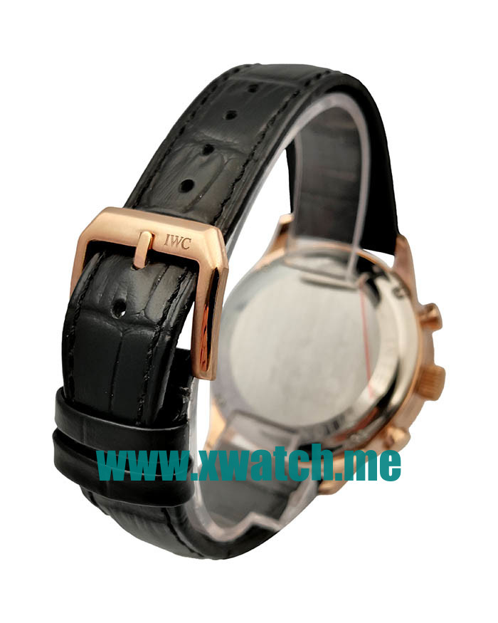 40MM Red Gold Replica IWC Portugieser IW371482 Grey Dials Watches UK