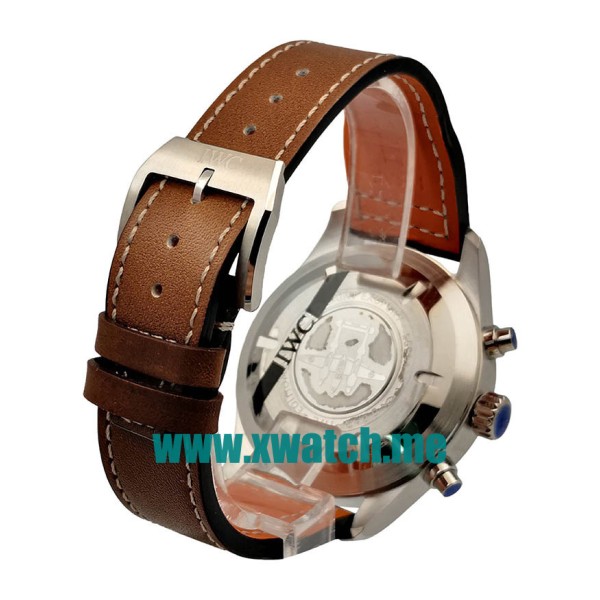 40.5MM Steel Replica IWC Pilots IW377714 Brown Dials Watches UK