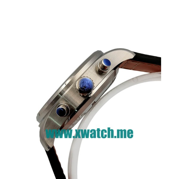 40.5MM Steel Replica IWC Pilots IW377714 Brown Dials Watches UK