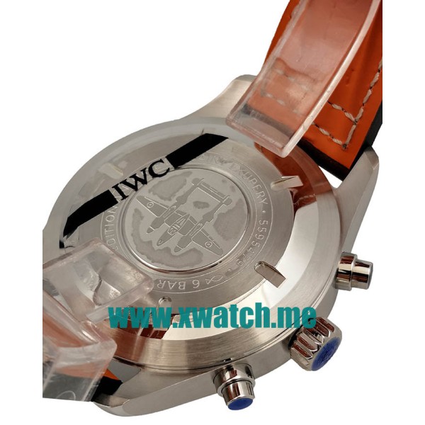 40.5MM Steel Replica IWC Pilots IW377714 Brown Dials Watches UK