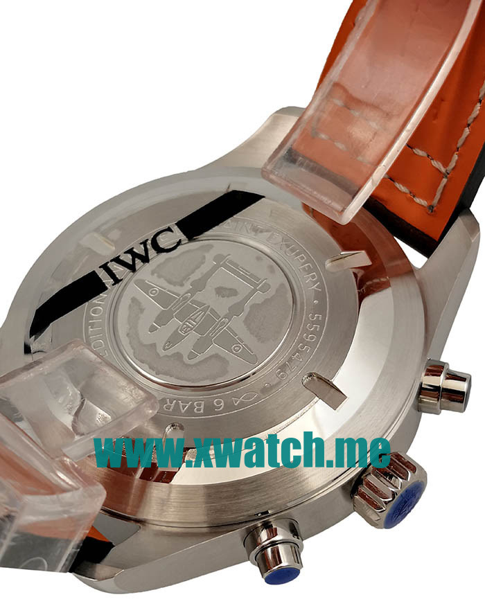 40.5MM Steel Replica IWC Pilots IW377714 Brown Dials Watches UK