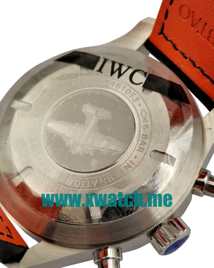 41MM Steel Replica IWC Pilot's Black Dials Watches IW377709 UK