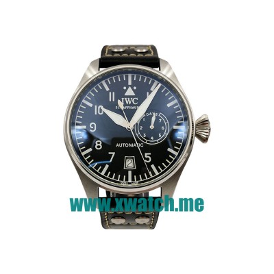 46MM Steel Replica IWC Pilots IW500201 Black Dials Watches UK