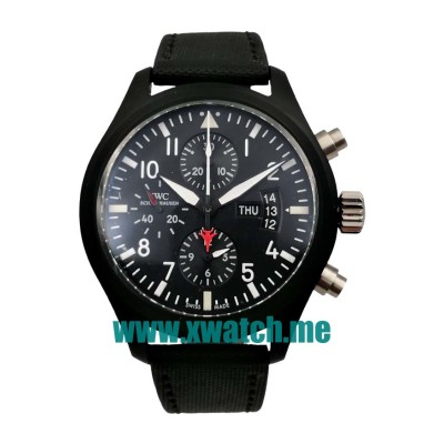 42MM Black Ceramic Replica IWC Pilot's Spitfire IW378901 Black Dials Watches UK
