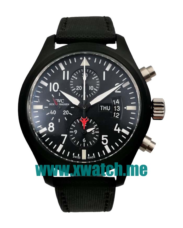 42MM Black Ceramic Replica IWC Pilot's Spitfire IW378901 Black Dials Watches UK