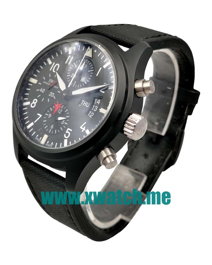 42MM Black Ceramic Replica IWC Pilot's Spitfire IW378901 Black Dials Watches UK