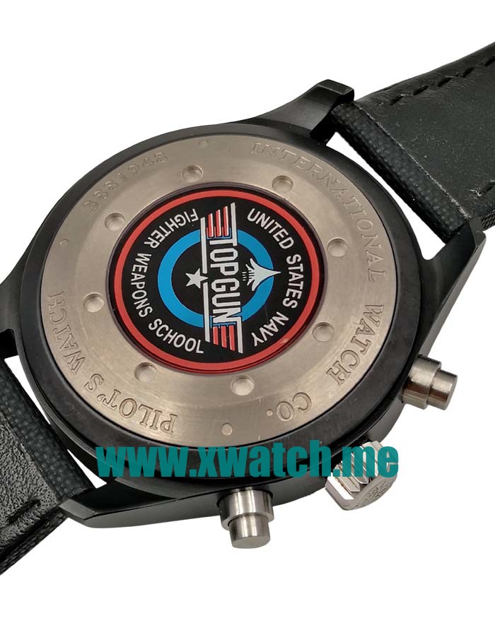 42MM Black Ceramic Replica IWC Pilot's Spitfire IW378901 Black Dials Watches UK