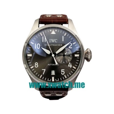 46MM Steel Replica IWC Pilots IW500201 Gray Dials Watches UK