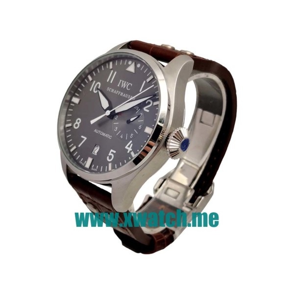 46MM Steel Replica IWC Pilots IW500201 Gray Dials Watches UK