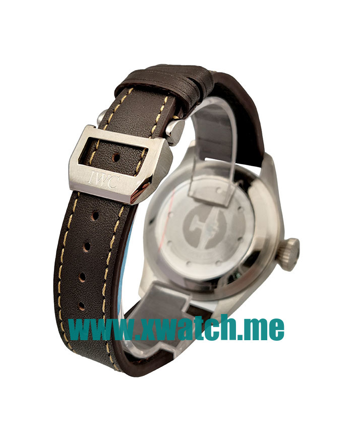 44.5MM Steel Replica IWC Pilots IW500422 Brown Dials Watches UK