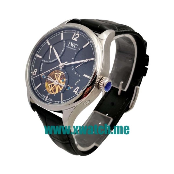 44.5MM Steel Replica IWC Portugieser 40059 Black Dials Watches UK