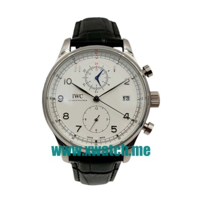 42MM Steel Replica IWC Portugieser Chrono IW390403 Silver Dials Watches UK