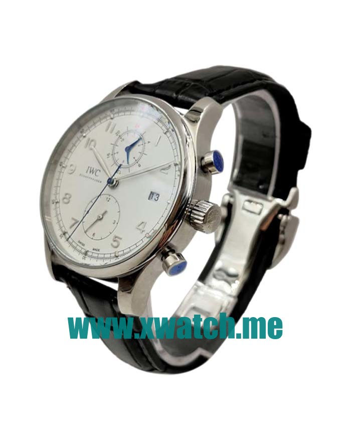 42MM Steel Replica IWC Portugieser Chrono IW390403 Silver Dials Watches UK