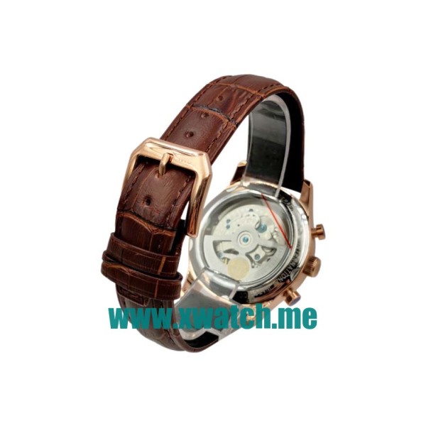 42MM Rose Gold Replica IWC Portugieser Chrono IW390402 Silver Dials Watches UK