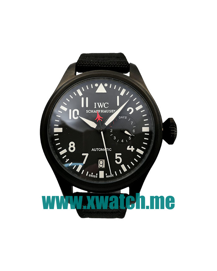 44MM Black Ceramic Replica IWC Pilots IW501901 Black Dials Watches UK