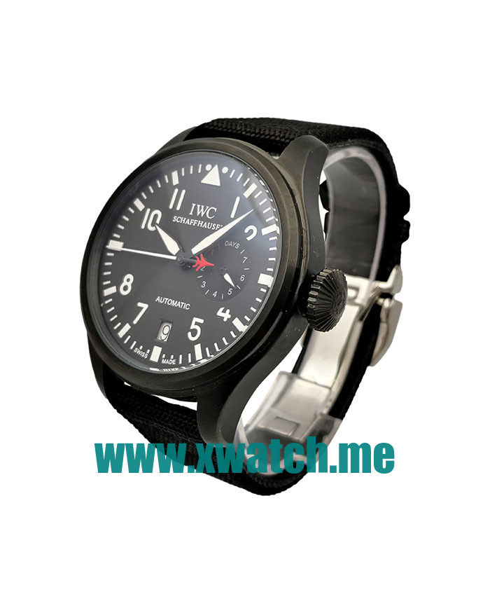 44MM Black Ceramic Replica IWC Pilots IW501901 Black Dials Watches UK