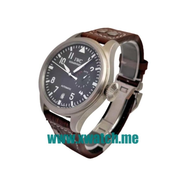45MM Steel Replica IWC Big Pilots IW500201 Black Dials Watches UK