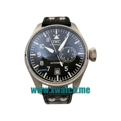 44.5MM Steel Replica IWC Big Pilots IW500201 Black Dials Watches UK