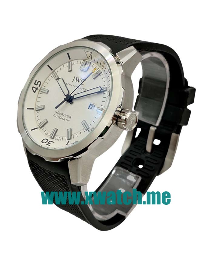 45.5MM Steel Replica IWC Aquatimer IW329003 Silver Dials Watches UK