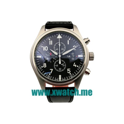 42MM Steel Replica IWC Pilots IW377701 Black Dials Watches UK