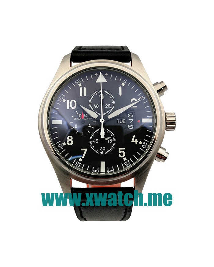 42MM Steel Replica IWC Pilots IW377701 Black Dials Watches UK
