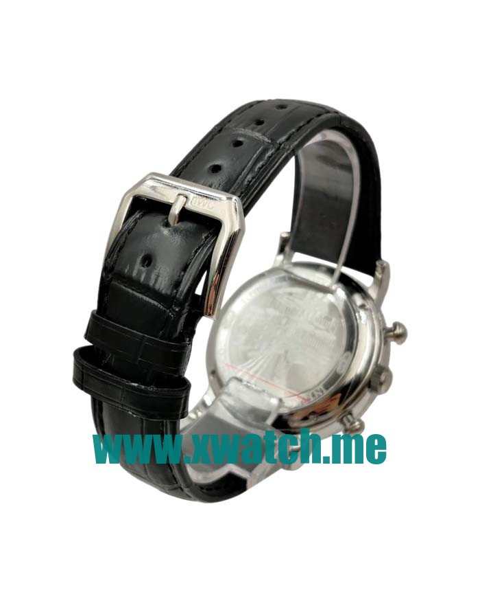 42MM Steel Replica IWC Portofino Chronograph IW391019 Black Dials Watches UK