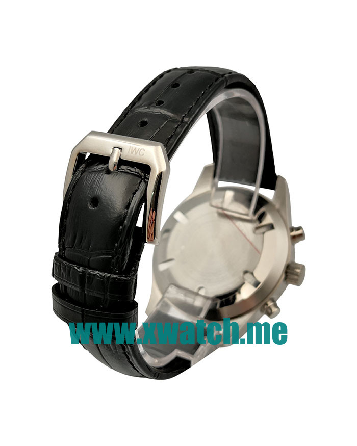 41MM Steel Replica IWC Pilots IW371701 Black Dials Watches UK
