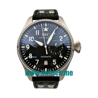 44.5MM Steel Replica IWC Pilots IW500401 Black Dials Watches UK