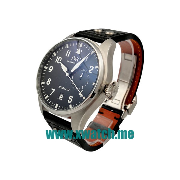 44.5MM Steel Replica IWC Pilots IW500401 Black Dials Watches UK