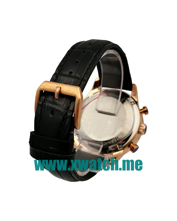 44MM Red Gold Replica IWC Portugieser IW371482 Grey Dials Watches UK
