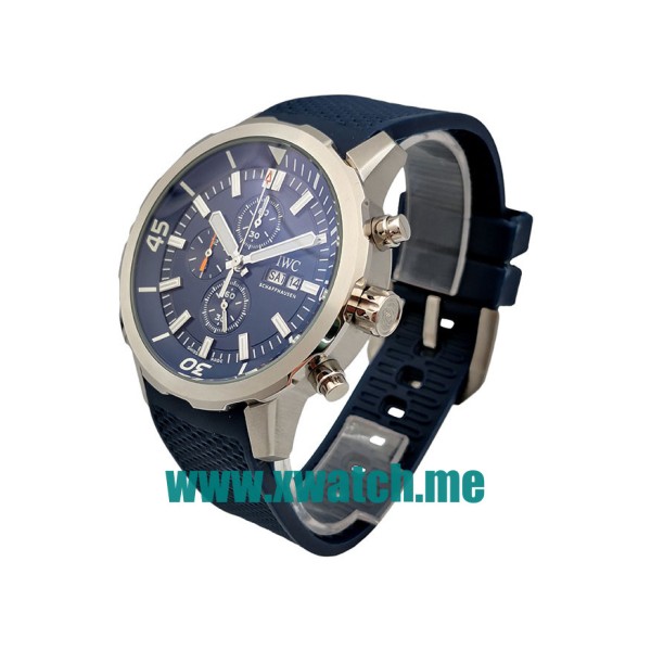 46MM Steel Replica IWC Aquatimer IW329003 Blue Dials Watches UK