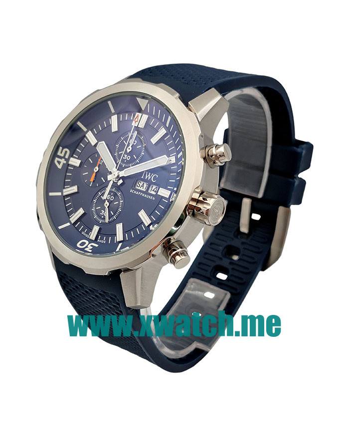 46MM Steel Replica IWC Aquatimer IW329003 Blue Dials Watches UK