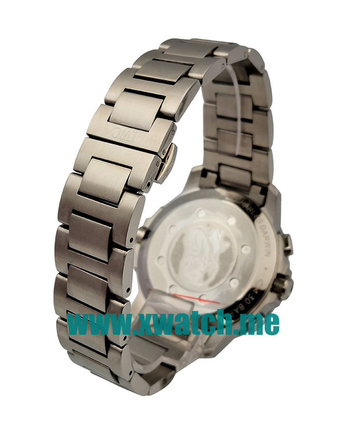 45.5MM Steel Replica IWC Aquatimer IW376801 Black Dials Watches UK
