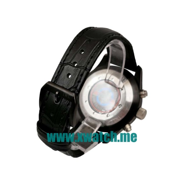43MM Black Steel Replica IWC Pilots Spitfire IW387802 Black Dials Watches UK