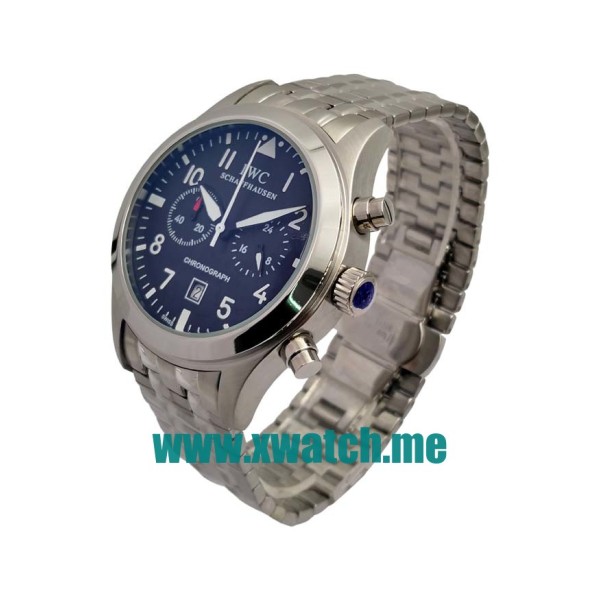 42.5MM Steel Replica IWC Pilots 54296 Black Dials Watches UK
