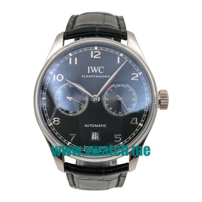 42.3MM Steel Replica IWC Portugieser IW500703 Black Dials Watches UK