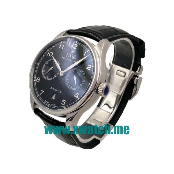 42.3MM Steel Replica IWC Portugieser IW500703 Black Dials Watches UK
