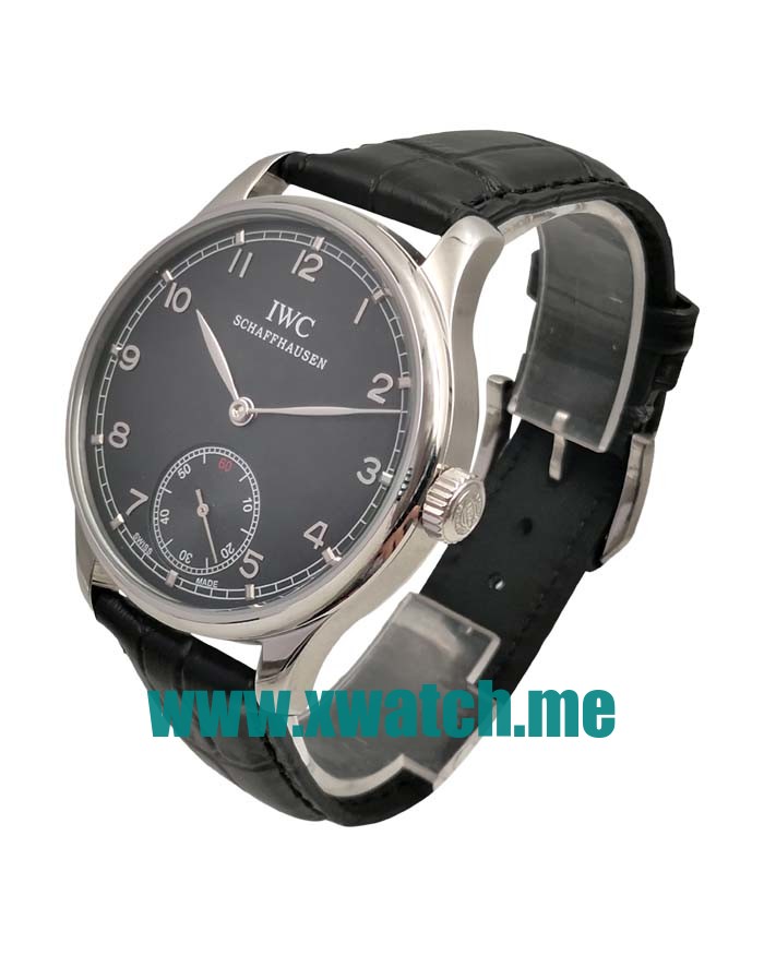 44MM Steel Replica IWC Portugieser IW545407 Black Dials Watches UK