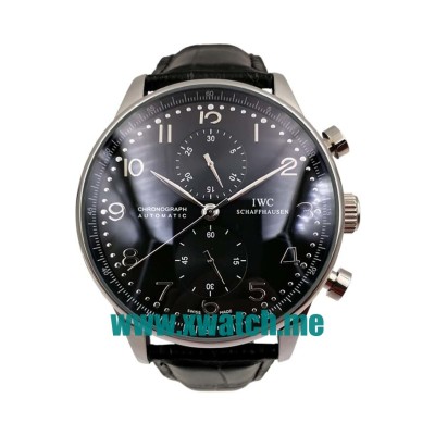 44MM Steel Replica IWC Portugieser IW371447 Black Dials Watches UK