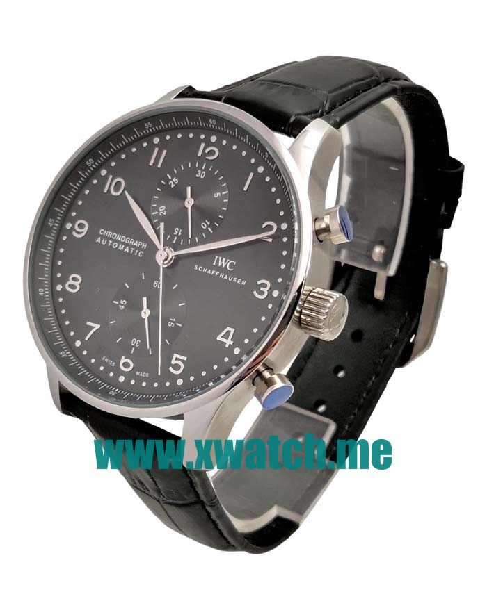 44MM Steel Replica IWC Portugieser IW371447 Black Dials Watches UK