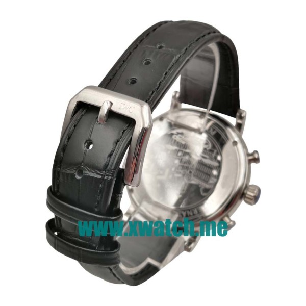 44MM Steel Replica IWC Portofino IW391008 Black Dials Watches UK