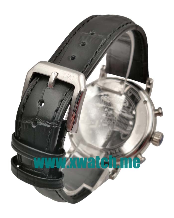 44MM Steel Replica IWC Portofino IW391008 Black Dials Watches UK